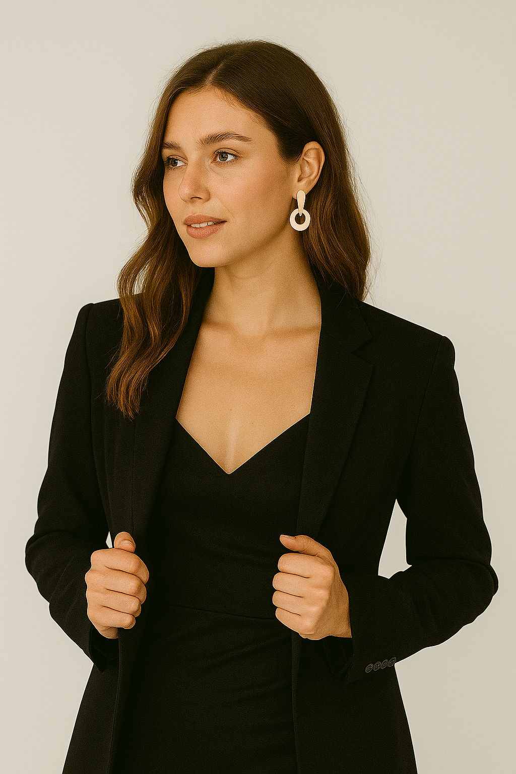 Sterling Silver Hammered Donut Earrings with Tumbaga – Two-Tone Elegance