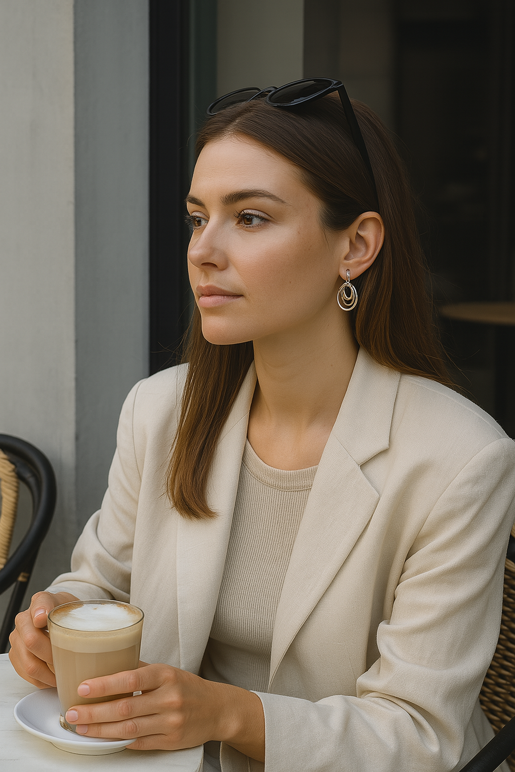 Two-Tone Earrings - Sterling Silver and Tumbaga