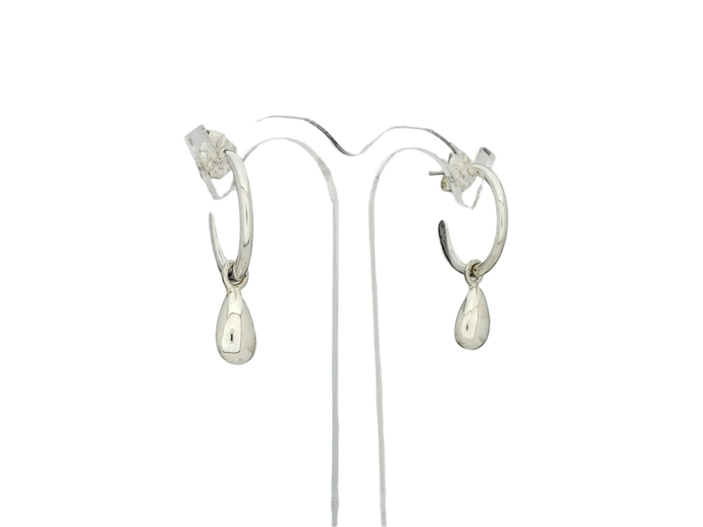 Sterling Silver Gloss Earrings with Mini Gloss Drops