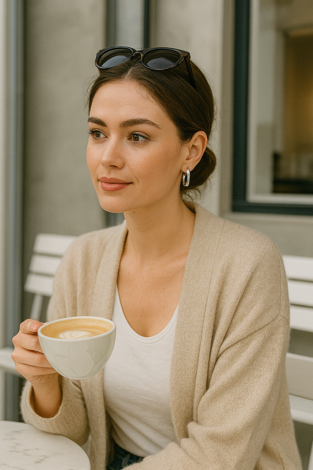 Sterling Silver Large Half-Round Oval Earrings