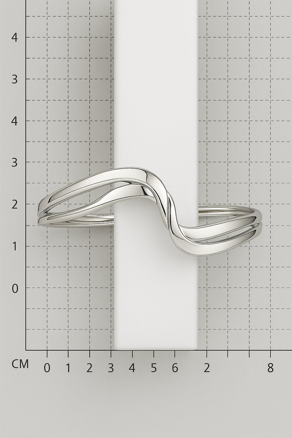 Sterling Silver Double Smooth Pinch Bracelet