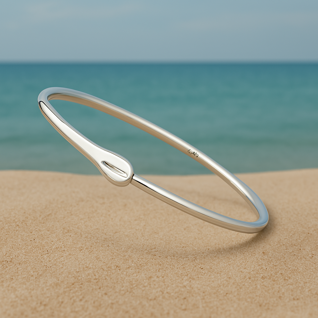 Sterling Silver Luso Ring with Open Dropped Bracelet