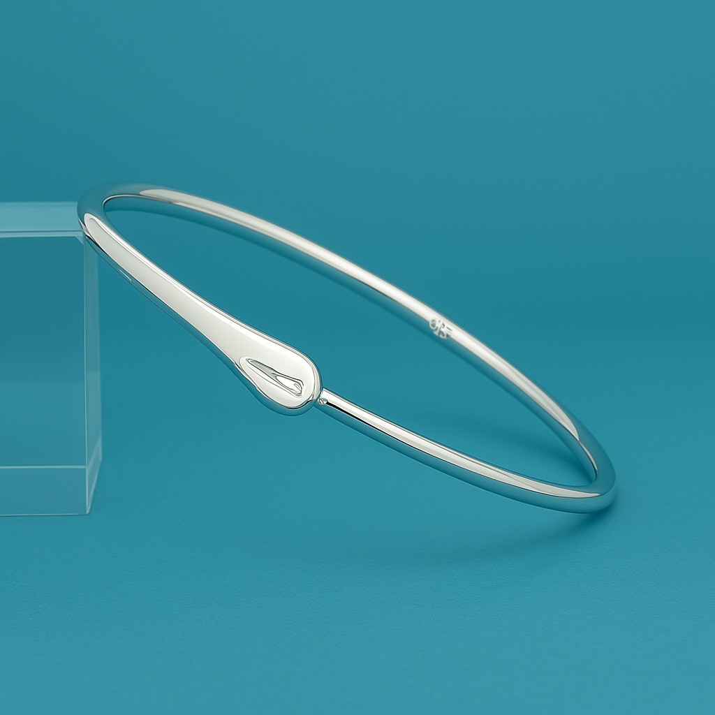 Sterling Silver Luso Ring with Open Dropped Bracelet