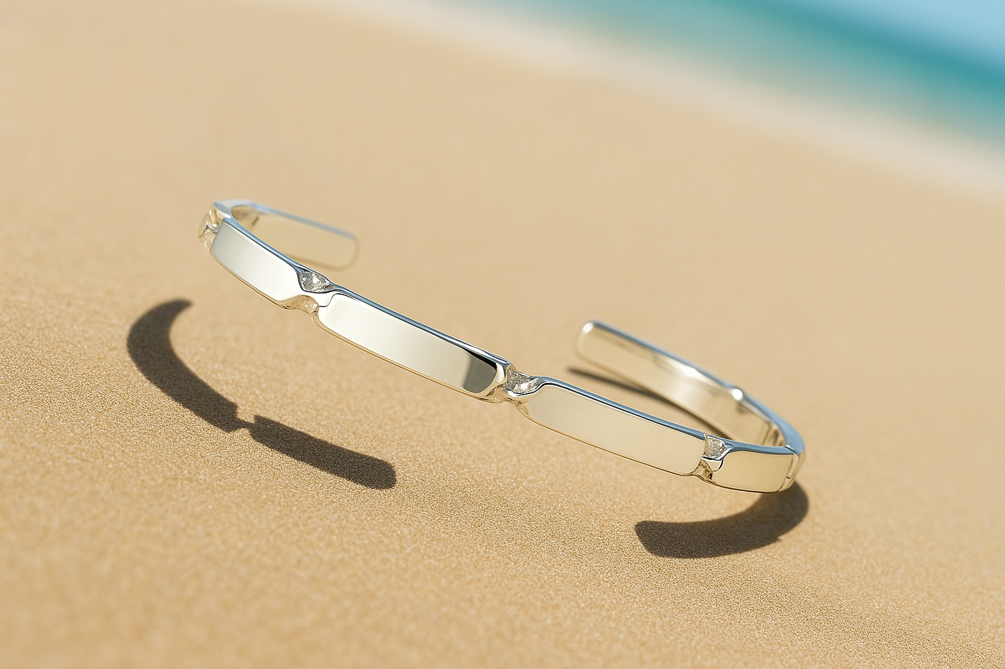 Sterling Silver Seven Twisted Shine Bracelet