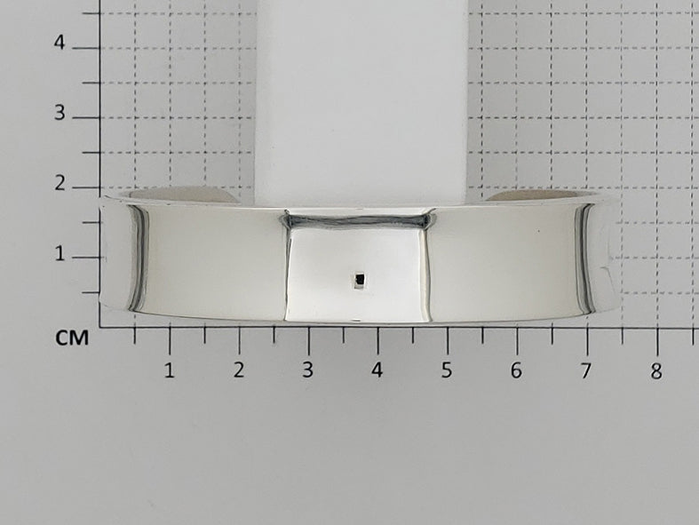 Elegant Sterling Silver Smooth Channel Bracelet