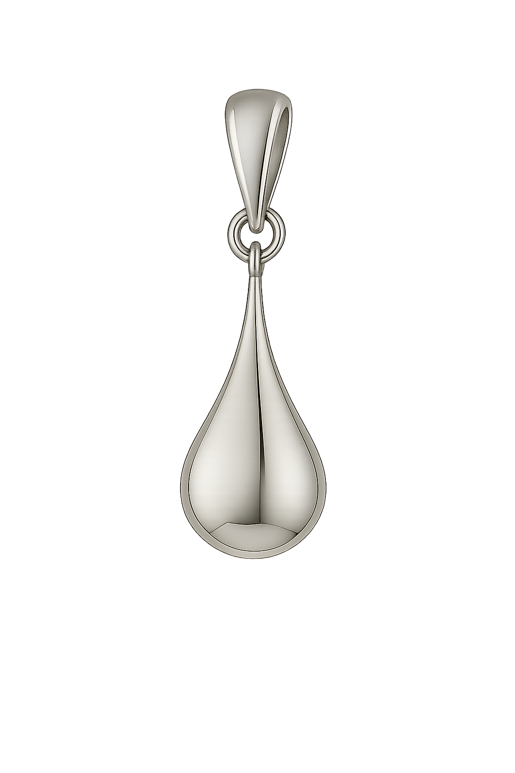 Sterling Silver Pear Pendant with Stick and Bandola