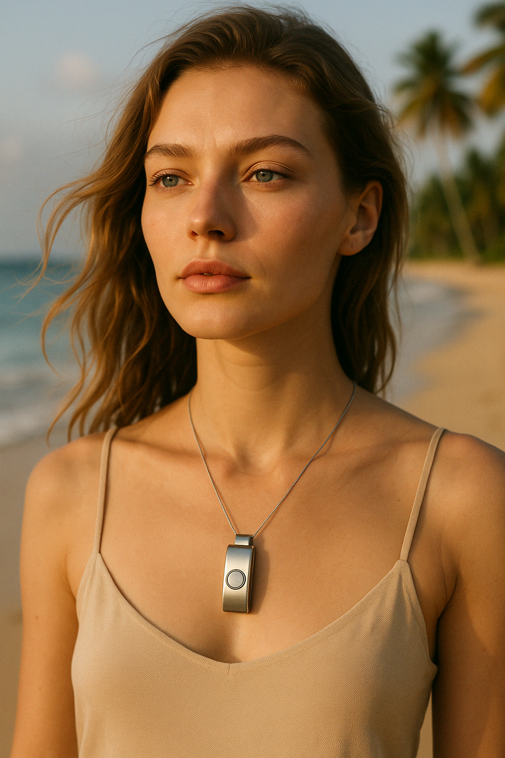 Sterling Silver Smooth Rectangle Pendant with Pearl