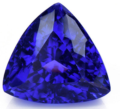 Tanzanite 15mm Trillion shape 12.80 carat 1 pc