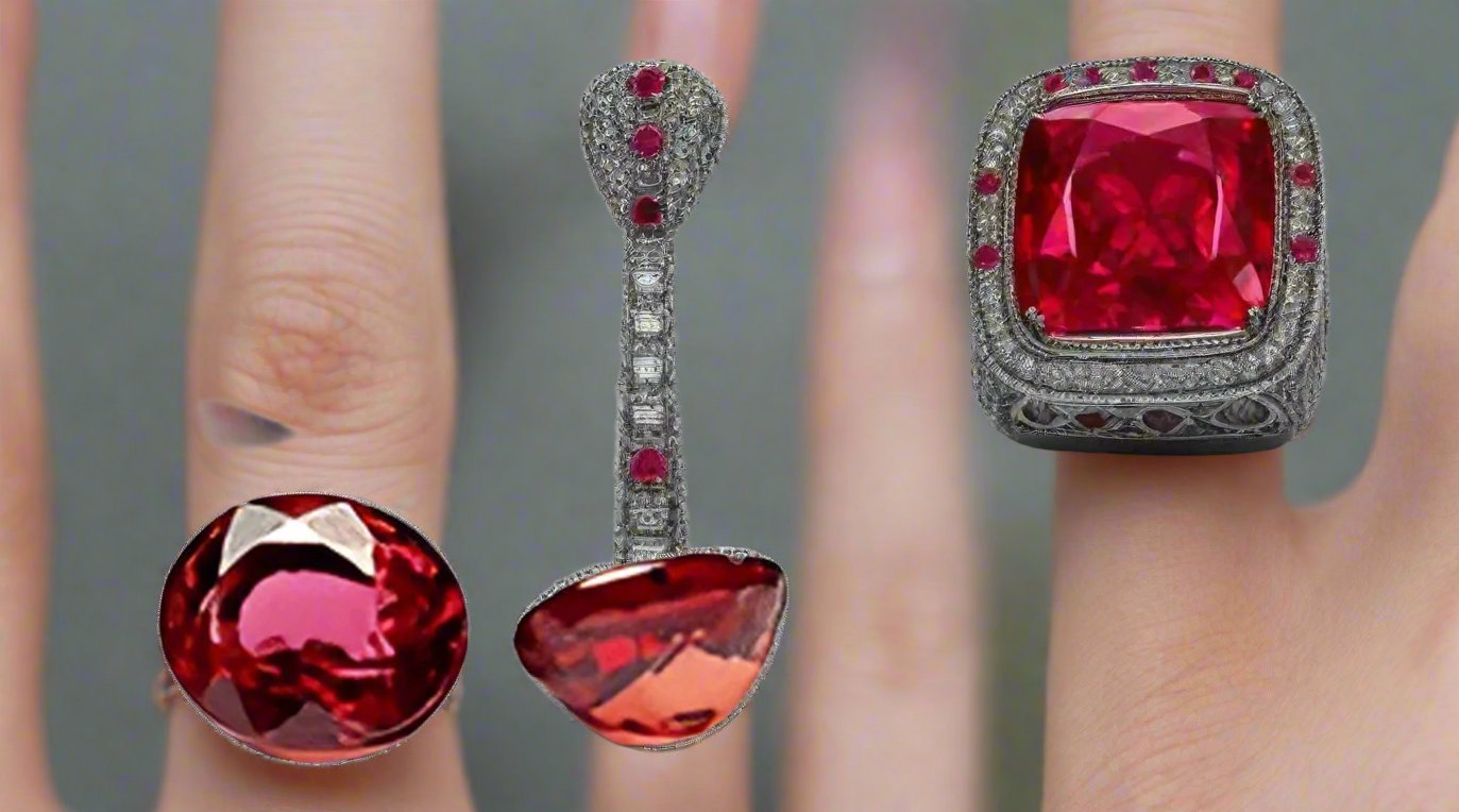 Ruby Oval shape 7x5mm 3 Pcs 3.65 carat