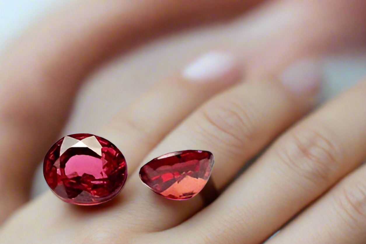 Ruby Oval shape 7x5mm 3 Pcs 3.65 carat