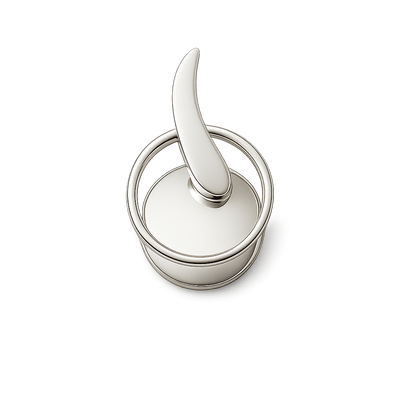 Sterling Silver DISC Pendant with Smooth Drop