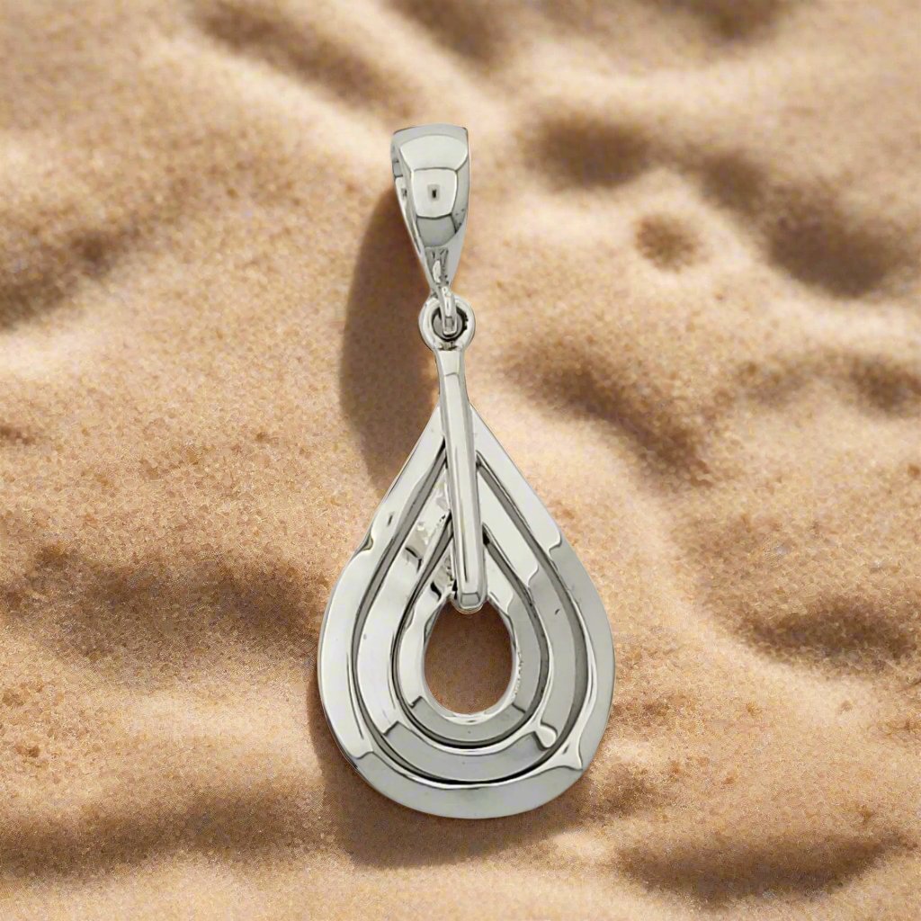 Sterling Silver Triple Double Drop Pendant