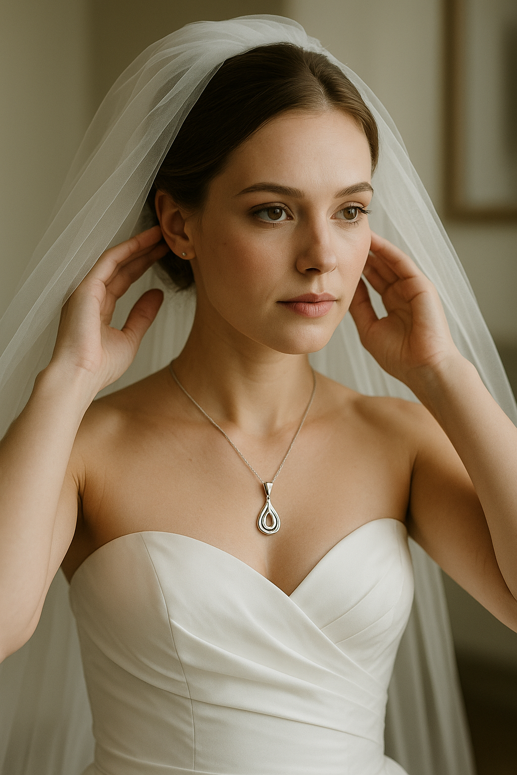 Sterling Silver Triple Double Drop Pendant