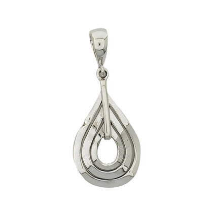 Sterling Silver Triple Double Drop Pendant