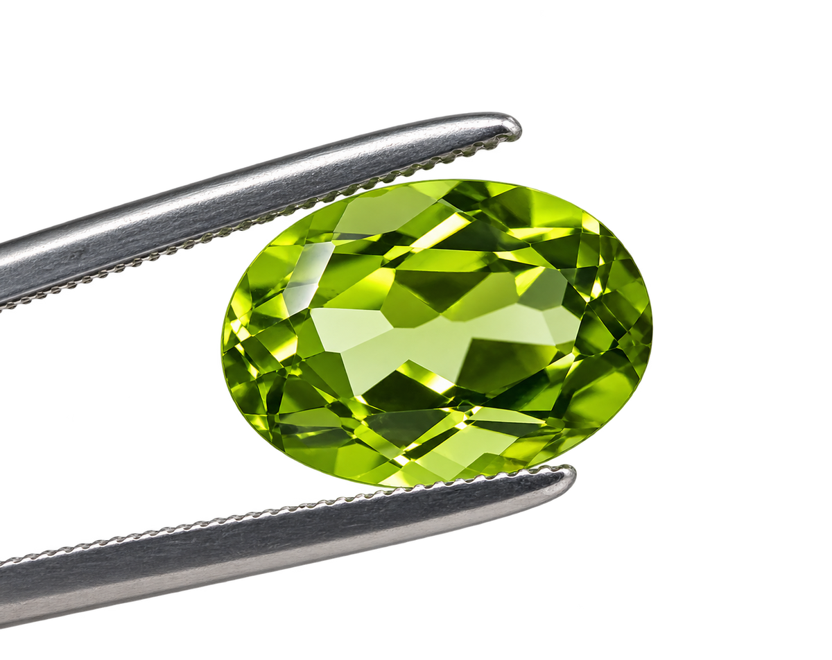 Peridot 6x4 mm Oval shape 25 pcs 10.60 carats Semi Precious natural