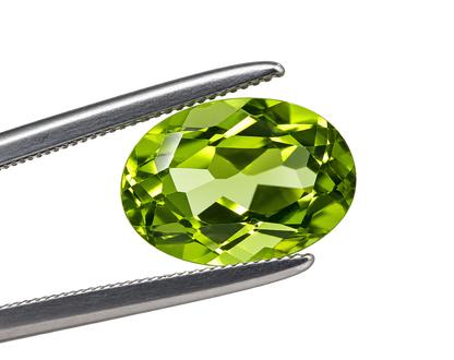 Peridot 6x4 mm Oval shape 25 pcs 10.60 carats Semi Precious natural