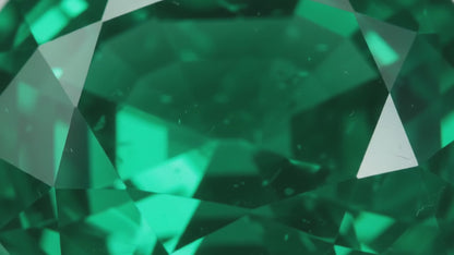 Emerald 8x6 mm Oval Shape  8.66 carat 5 pcs Lab Grown