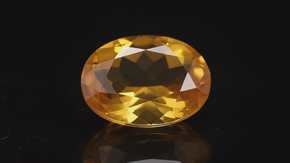 Citrine 14x10  mm Oval shape 4pcs 20 carat Semi Precious